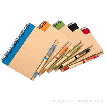 Notebooks with 500g craft paper for the cover, school stationery supplier